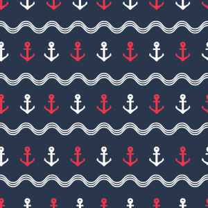 Bild-Nr: 9010014 Anker und Wellen Erstellt von: patterndesigns-com