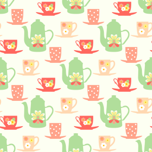 Bild-Nr: 9010098 Sweet Sixties Tea Time Erstellt von: patterndesigns-com