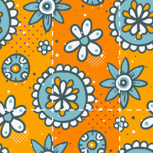 Bild-Nr: 9010186 Doodle-Blümchen Erstellt von: patterndesigns-com