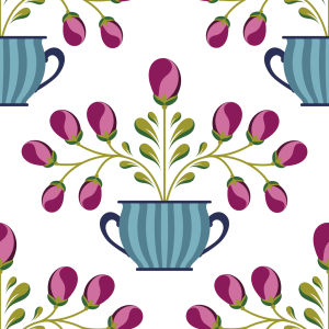 Bild-Nr: 9010366 Blumentopf Erstellt von: patterndesigns-com