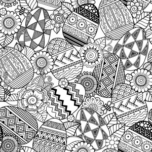 Bild-Nr: 9010557 Ostereier Im Mandala-Stil Erstellt von: patterndesigns-com