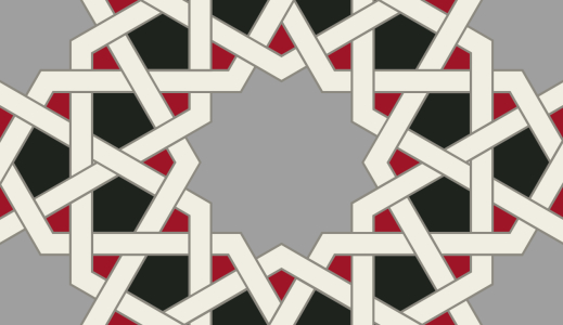 Bild-Nr: 9010604 Mosaik Alhambra Wand Erstellt von: patterndesigns-com