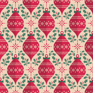 Bild-Nr: 9010667 Christbaumkugeln und Mistelzweige Erstellt von: patterndesigns-com