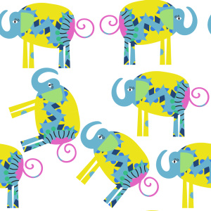 Bild-Nr: 9010670 Schöne Elefanten Erstellt von: patterndesigns-com
