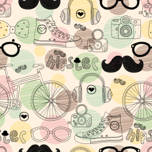 Bild-Nr: 9010773 Hipster-Motiv Erstellt von: patterndesigns-com