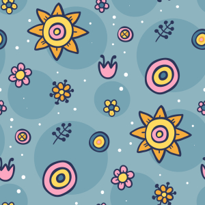 Bild-Nr: 9010807 Schwimmende Blumen Erstellt von: patterndesigns-com