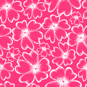 Bild-Nr: 9010840 Romantische Blumensilhouetten Erstellt von: patterndesigns-com