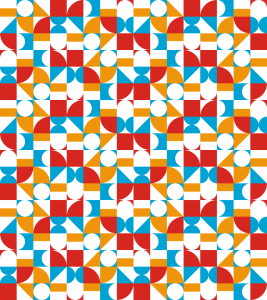Bild-Nr: 9011034 Sechziger Geometrie Erstellt von: patterndesigns-com