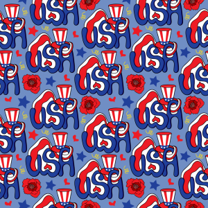 Bild-Nr: 9011098 Hallo USA Erstellt von: patterndesigns-com