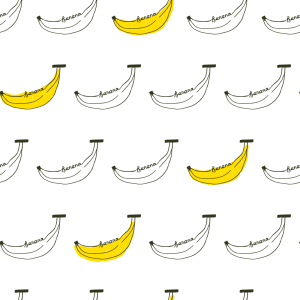 Bild-Nr: 9011205 Bananen-Doodle Erstellt von: patterndesigns-com