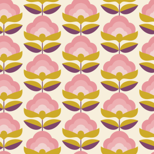Bild-Nr: 9011239 Retro Bonbon Blumen Erstellt von: patterndesigns-com