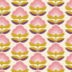 Bild-Nr: 9011239 Retro Bonbon Blumen Erstellt von: patterndesigns-com