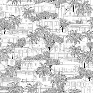 Bild-Nr: 9011337 Karibische Häuser Erstellt von: patterndesigns-com
