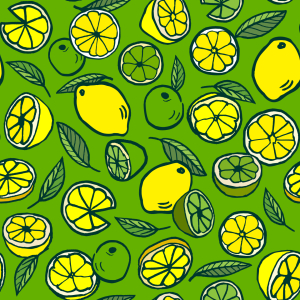 Bild-Nr: 9011413 Zitronen und Limetten Mix Erstellt von: patterndesigns-com