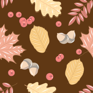 Bild-Nr: 9011439 Eicheln Blätter und Beeren Erstellt von: patterndesigns-com