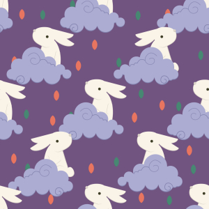 Bild-Nr: 9011454 Kaninchen in den Wolken Erstellt von: patterndesigns-com