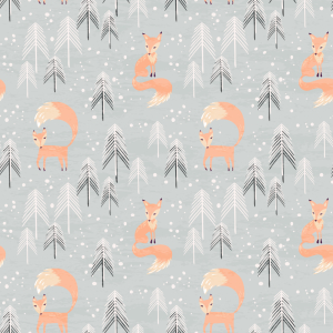 Bild-Nr: 9011472 Füchse im Winterwald Erstellt von: patterndesigns-com