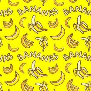 Bild-Nr: 9011540 Ich liebe Bananen Erstellt von: patterndesigns-com