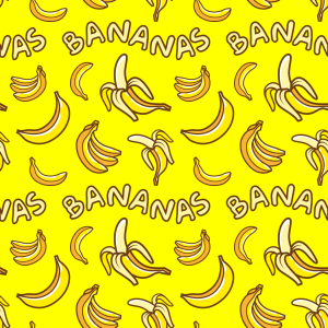 Bild-Nr: 9011540 Ich liebe Bananen Erstellt von: patterndesigns-com