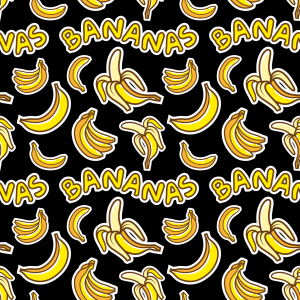Bild-Nr: 9011543 Verrückte Bananen Erstellt von: patterndesigns-com