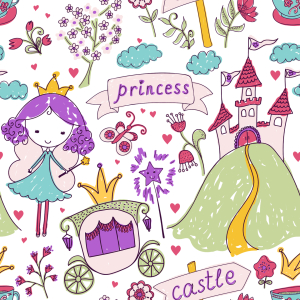Bild-Nr: 9011570 Märchen-Prinzessin Erstellt von: patterndesigns-com