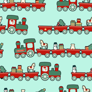 Bild-Nr: 9011592 Weihnachts Lokomotive Erstellt von: patterndesigns-com