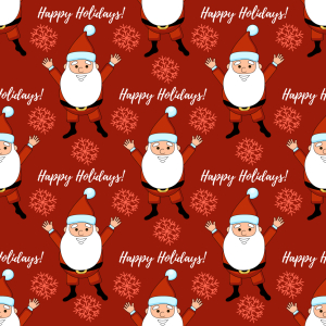 Bild-Nr: 9011606 Frohe Festtage mit Santa Claus Erstellt von: patterndesigns-com