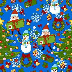 Bild-Nr: 9011628 Weihnachtsfeier Mit Dem Weihnachtsmann Erstellt von: patterndesigns-com