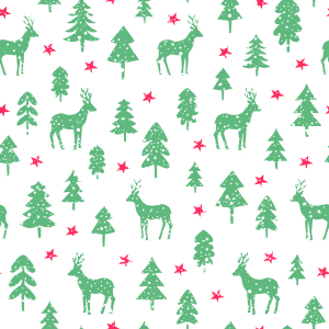Bild-Nr: 9011631 Hirsche Im Verschneiten Wald Erstellt von: patterndesigns-com