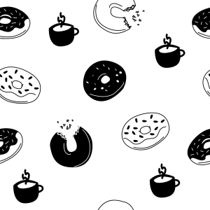 Bild-Nr: 9011694 Heiße Donuts Erstellt von: patterndesigns-com