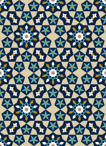Bild-Nr: 9011748 Marokkanisches Stern Mosaik Erstellt von: patterndesigns-com