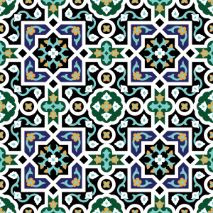 Bild-Nr: 9011754 Geometrische Arabesken Erstellt von: patterndesigns-com