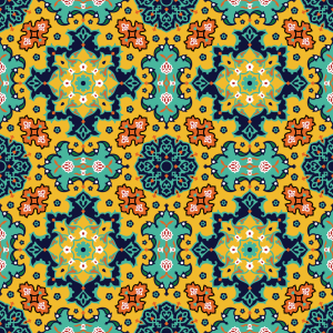 Bild-Nr: 9011762 Persische Florale Pracht Erstellt von: patterndesigns-com