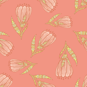 Bild-Nr: 9011810 Aufwändige Doodle Tulpen Erstellt von: patterndesigns-com