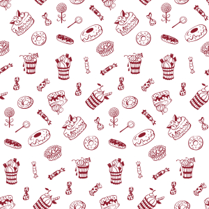 Bild-Nr: 9011935 Mehr Süßigkeiten Erstellt von: patterndesigns-com