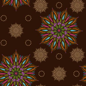 Bild-Nr: 9011991 Mystisches Erd Mandala Erstellt von: patterndesigns-com