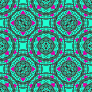 Bild-Nr: 9012009 Orientalische Mandala Kreise Erstellt von: patterndesigns-com