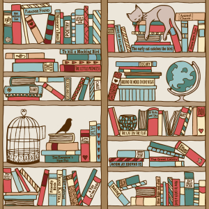 Bild-Nr: 9012010 Bücherregal Erstellt von: patterndesigns-com