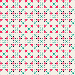 Bild-Nr: 9012172 Niedliche pixelige Ornamente Erstellt von: patterndesigns-com