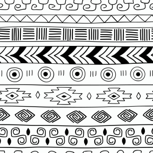 Bild-Nr: 9012191 Trendige Tribal Streifen Erstellt von: patterndesigns-com