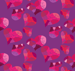 Bild-Nr: 9012193 Schön verzierte Herzen Erstellt von: patterndesigns-com