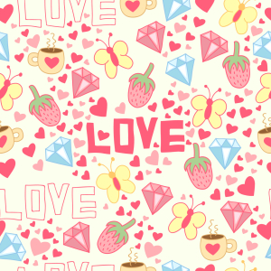 Bild-Nr: 9012332 Cartoon Liebe Erstellt von: patterndesigns-com