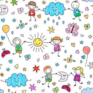 Bild-Nr: 9012428 Verspielte Kinder Erstellt von: patterndesigns-com