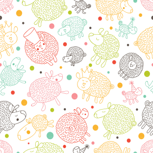 Bild-Nr: 9012432 Allerliebste Schafe Erstellt von: patterndesigns-com