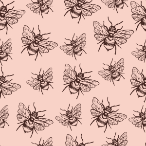 Bild-Nr: 9012471 Fliegende Biene Erstellt von: patterndesigns-com