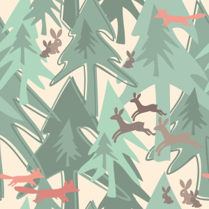 Bild-Nr: 9012512 Jahreszeitenwechsel Im Wald Erstellt von: patterndesigns-com