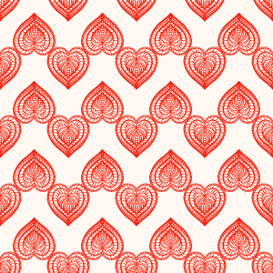 Bild-Nr: 9012561 Filigrane verzierte Herzen Erstellt von: patterndesigns-com