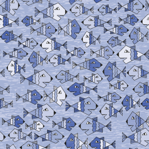 Bild-Nr: 9012635 Schwimmende Fische Erstellt von: patterndesigns-com