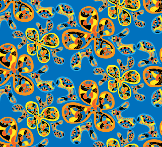 Bild-Nr: 9012721 Abstrakter Blumen-Tanz Erstellt von: patterndesigns-com
