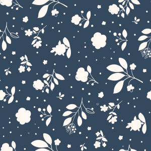 Bild-Nr: 9012795 Zarte Blumen Silhouetten Erstellt von: patterndesigns-com